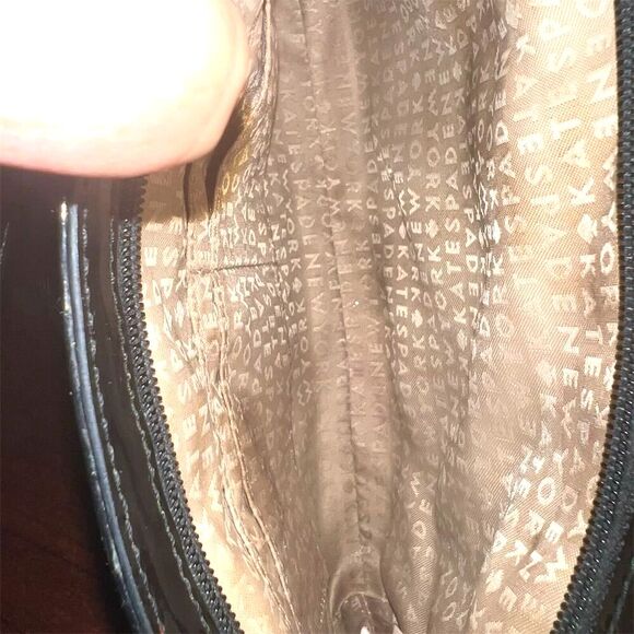 Kate Spade Black Patent Leather Crossbody Bag Adjustable Strap - Picture 7 of 11